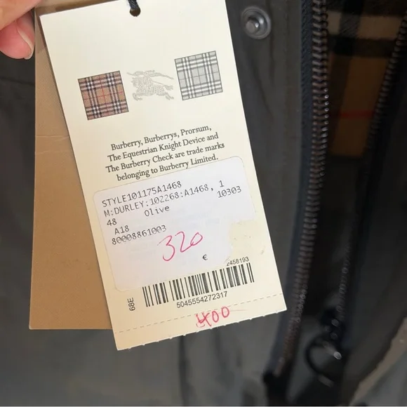 Burberry Men's Olive Green Vest - Picture 6 of 14